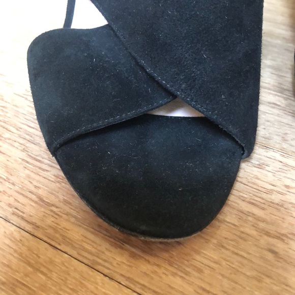 kate spade • Suede Crisscross Heels - Picture 7 of 8